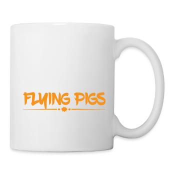 On m’a dit qu’il y aurait des cochons volants 12 - Mug blanc - blanc - Droite