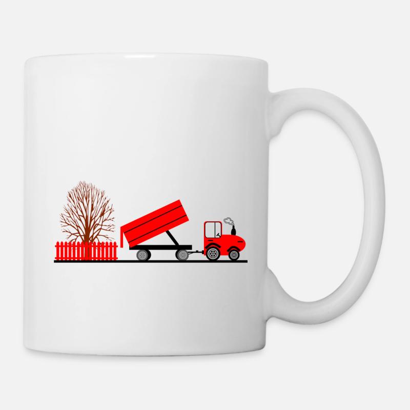 Traktor - Tasse - Weiß