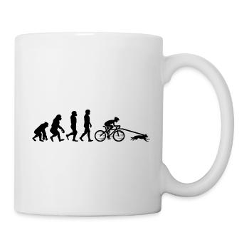 Bikejoring DogScooting Dog Sport Bike Evolution - Mug blanc - blanc - Droite