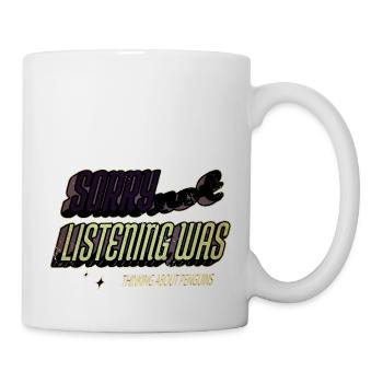 Bday Little Penguin DJ Couple Choreo Emperor - Mug blanc - blanc - Droite