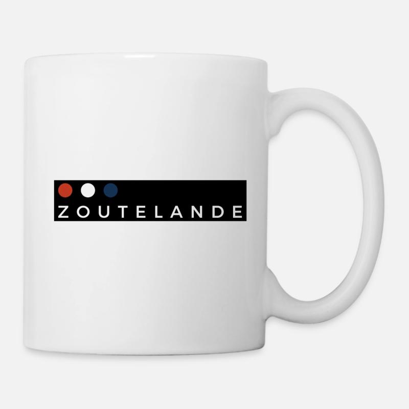 Zoutelande 3 Points - Tasse - Weiß