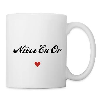 nièce en or - Mug blanc - blanc - Droite