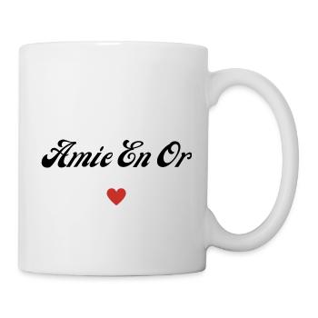 amie en or - Mug blanc - blanc - Droite