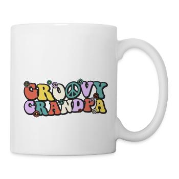 Groovy Grandpa - Tasse - Weiß - Rechts