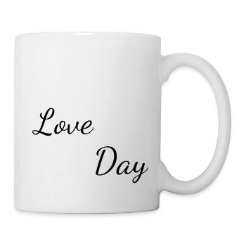 Love Day - Mug blanc - blanc - Droite