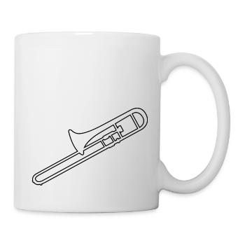 Trombonist Trombone Brass Trombone Men - Mug - white - Right