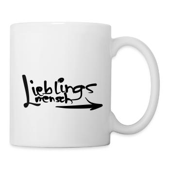 Lieblingsmensch - Tasse - Weiß - Rechts
