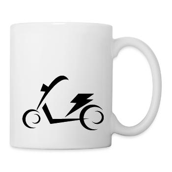 E-Scooter E-Roller Scooter - Mug - white - Right