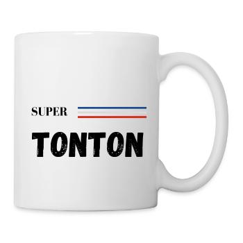 super tonton - t-shirt assorti - Mug blanc - blanc - Droite