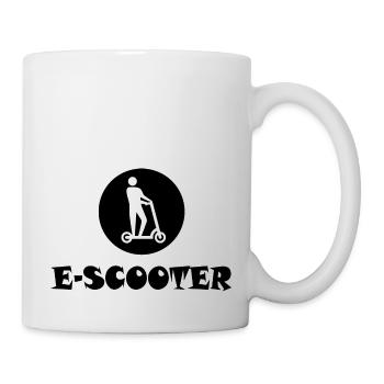 E-Scooter E-Roller Scooter - Mug blanc - blanc - Droite
