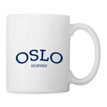 Oslo - Norvège - Norge - Norvégien - Scandinavie - Mug blanc - blanc - Droite