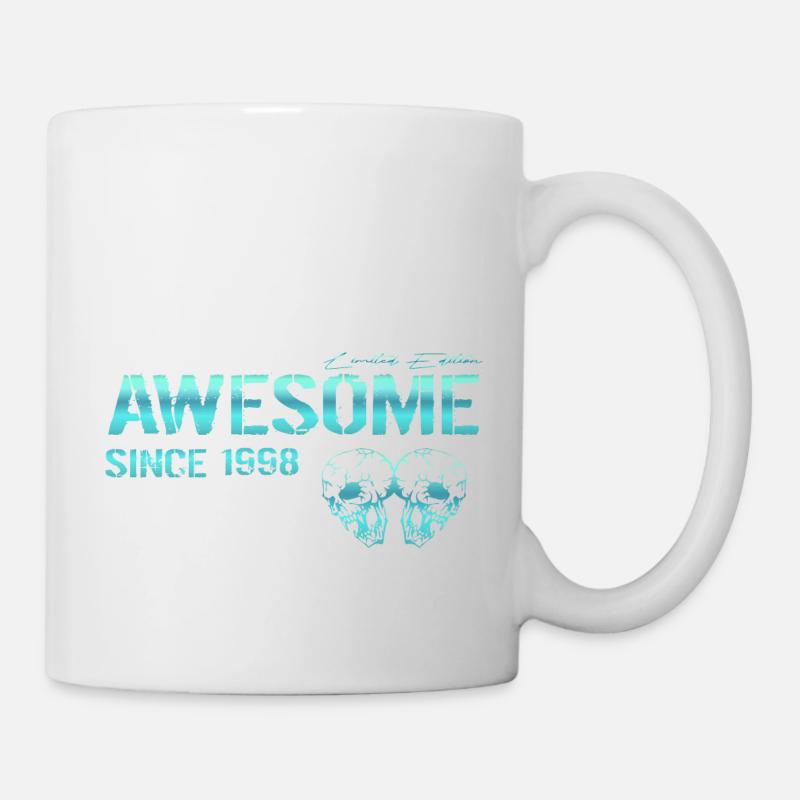 Awesome since 1998 Geschenk - Tasse - Weiß