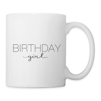 Birthday girl elegant design - Mug - white - Right