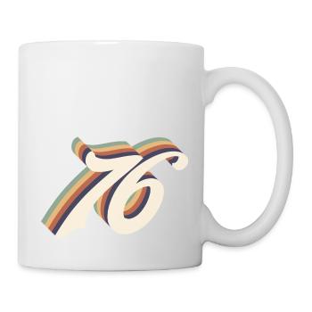 Vintage 76th anniversary - Mug - white - Right