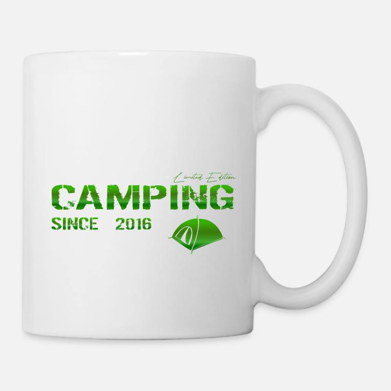 Camping 2016 Geschenk - Tasse - Weiß