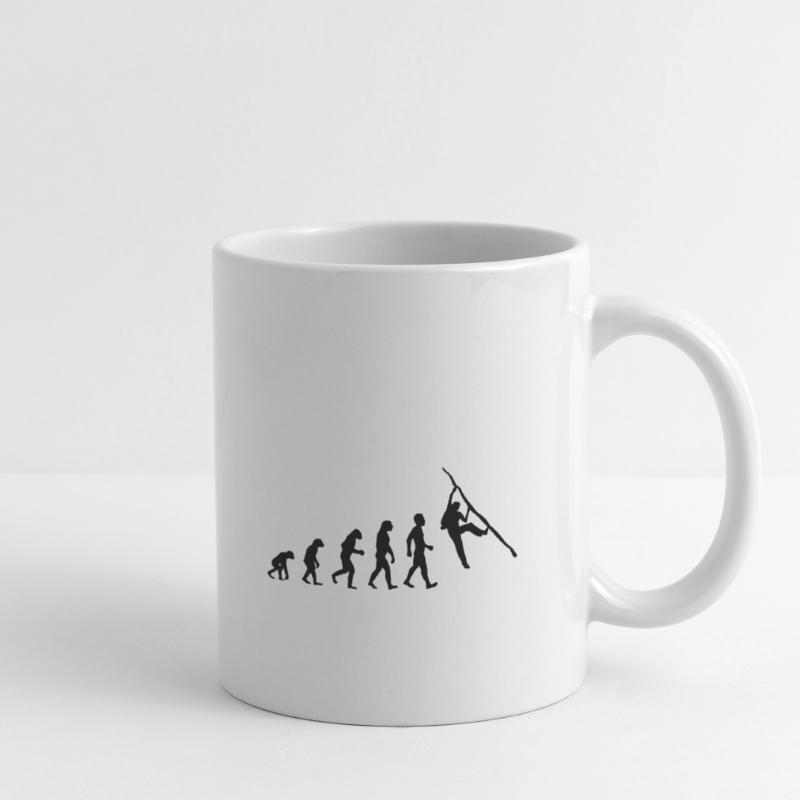 Evolution Escalade Bloc Mug blanc