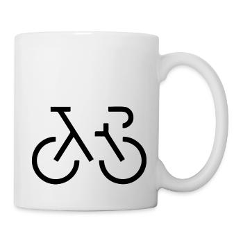 Marathon Triathlon Running Jogging Biking Cycling - Mug - white - Right