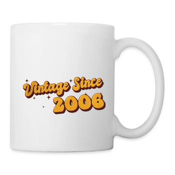 Vintage since 2006 17 Years Old - Groovy 17th - Mug - white - Right