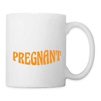 Je ne suis pas grosse Je suis enceinte 8 - Mug blanc - blanc - Droite