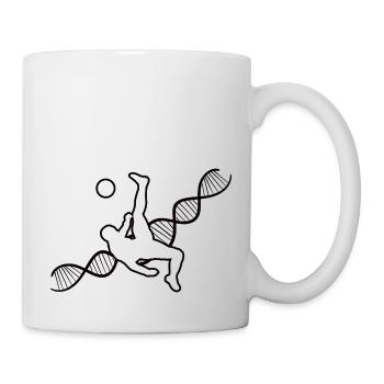 Équipe de football Football Design Joueur de football - Mug blanc - blanc - Droite