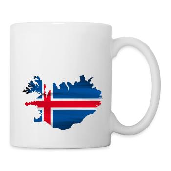 Tout simplement l’Islande - Mug blanc - blanc - Droite