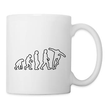 Skateboard Skaten Skate-Fan Skateboarding Skater - Tasse - Weiß - Rechts