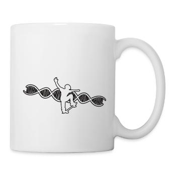 Skateboard Skater Skateboarding Skaten Skate-Fan - Tasse - Weiß - Rechts