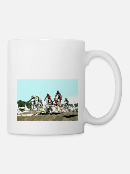 BMX - Tasse - Weiß