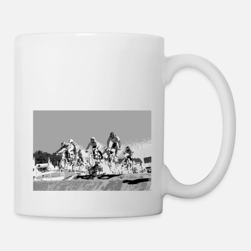 BMX - Tasse - Weiß