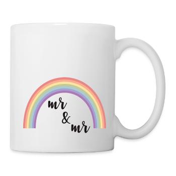 Mr and Mr Rainbow Gift - Mug - white - Right