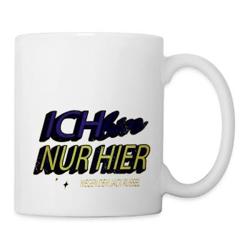 hund witzig tier humor weihnachten schäferhund - Tasse - Weiß - Rechts