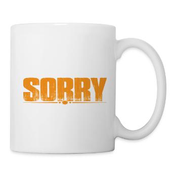 Désolé, je n’écoute pas 26 - Mug blanc - blanc - Droite