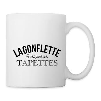 La gonflette muscu - Mug blanc - blanc - Droite