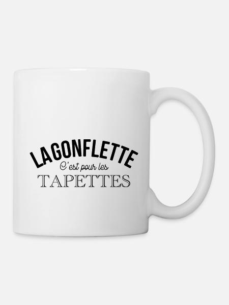 La gonflette muscu - Mug blanc - blanc