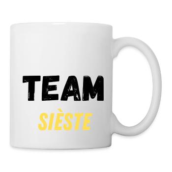 team sieste - Mug blanc - blanc - Droite