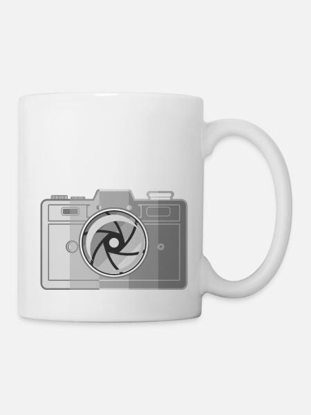 Klassischer Kamerasammler - Tasse - Weiß