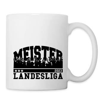 Aufsteiger 2023 Landesliga Aufstieg Fußball - Tasse - Weiß - Rechts