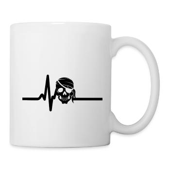 Schädel Schädel - Tasse - Weiß - Rechts