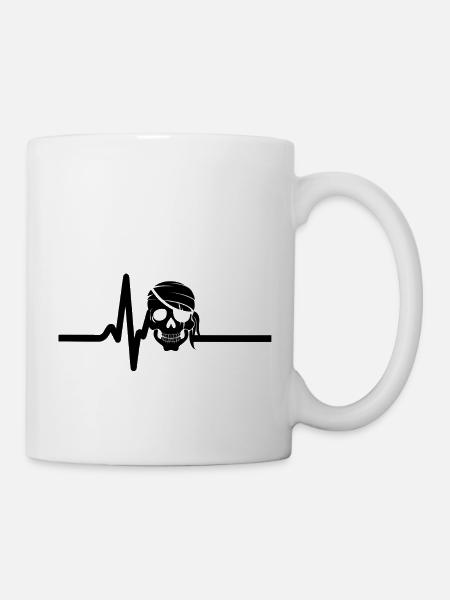 Schädel Schädel - Tasse - Weiß