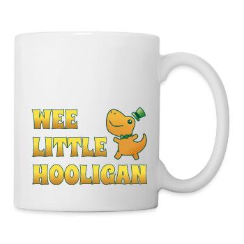 Wee Lil Hooligan Kids St Patrick s Day Boys Girl - Mug - white - Right