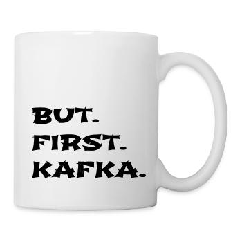 frequent readers bookish stuff book dragon - Mug - white - Right