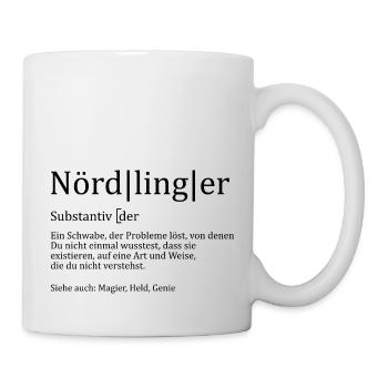 Schwaben Synonym Nördlingen - Tasse - Weiß - Rechts