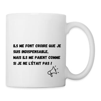 insipensable - Mug blanc - blanc - Droite