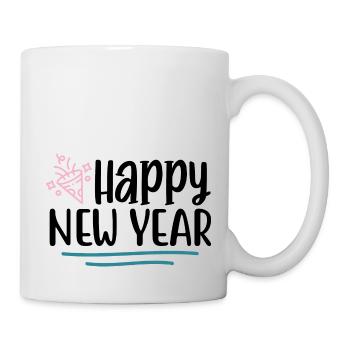 Design Happy New Year - Mug blanc - blanc - Droite