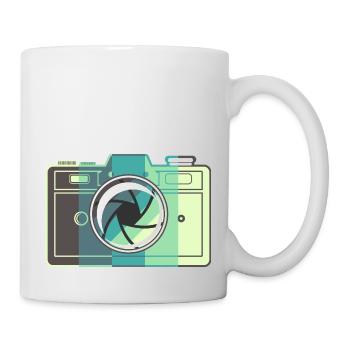 Caméra à film rétro - Mug blanc - blanc - Droite