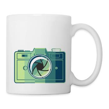 Caméra à film rétro - Mug blanc - blanc - Droite