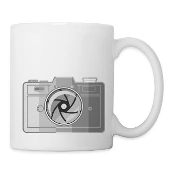 Caméra à film rétro - Mug blanc - blanc - Droite