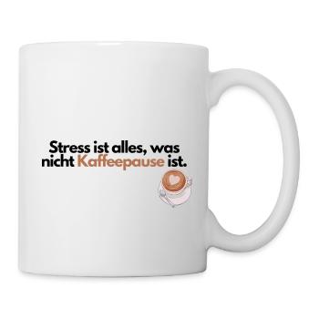 Kaffeeliebhaber - Tasse - Weiß - Rechts