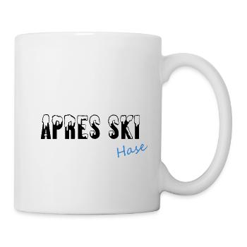 Apres Skihase - Tasse - Weiß - Rechts