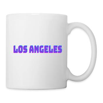 Los Angeles - Tasse - Weiß - Rechts